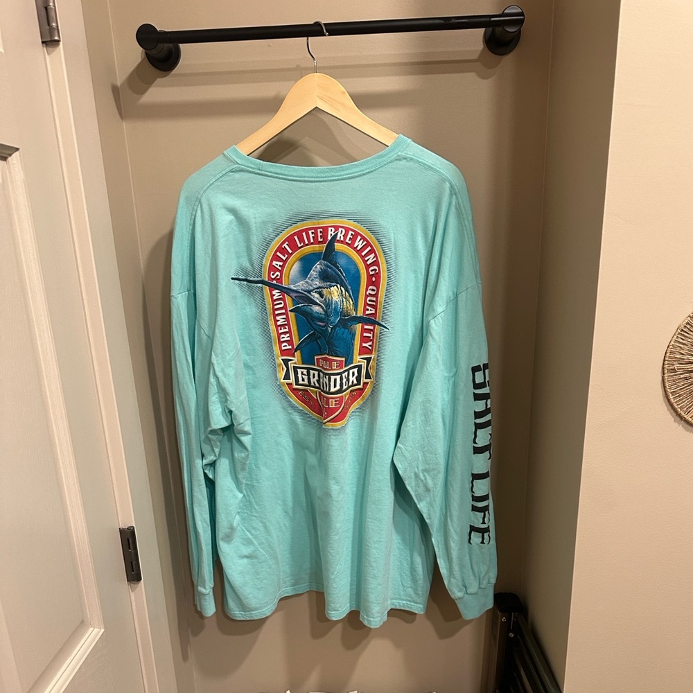 Salt Life Aqua Long Sleeve Shirt
